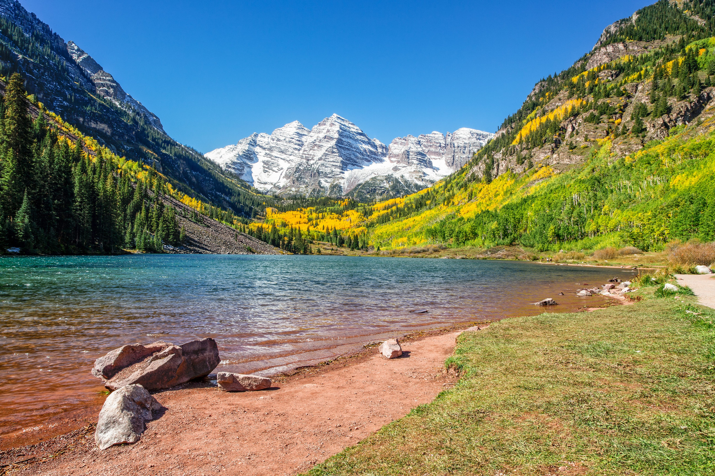 Mountain lake in Colorado
