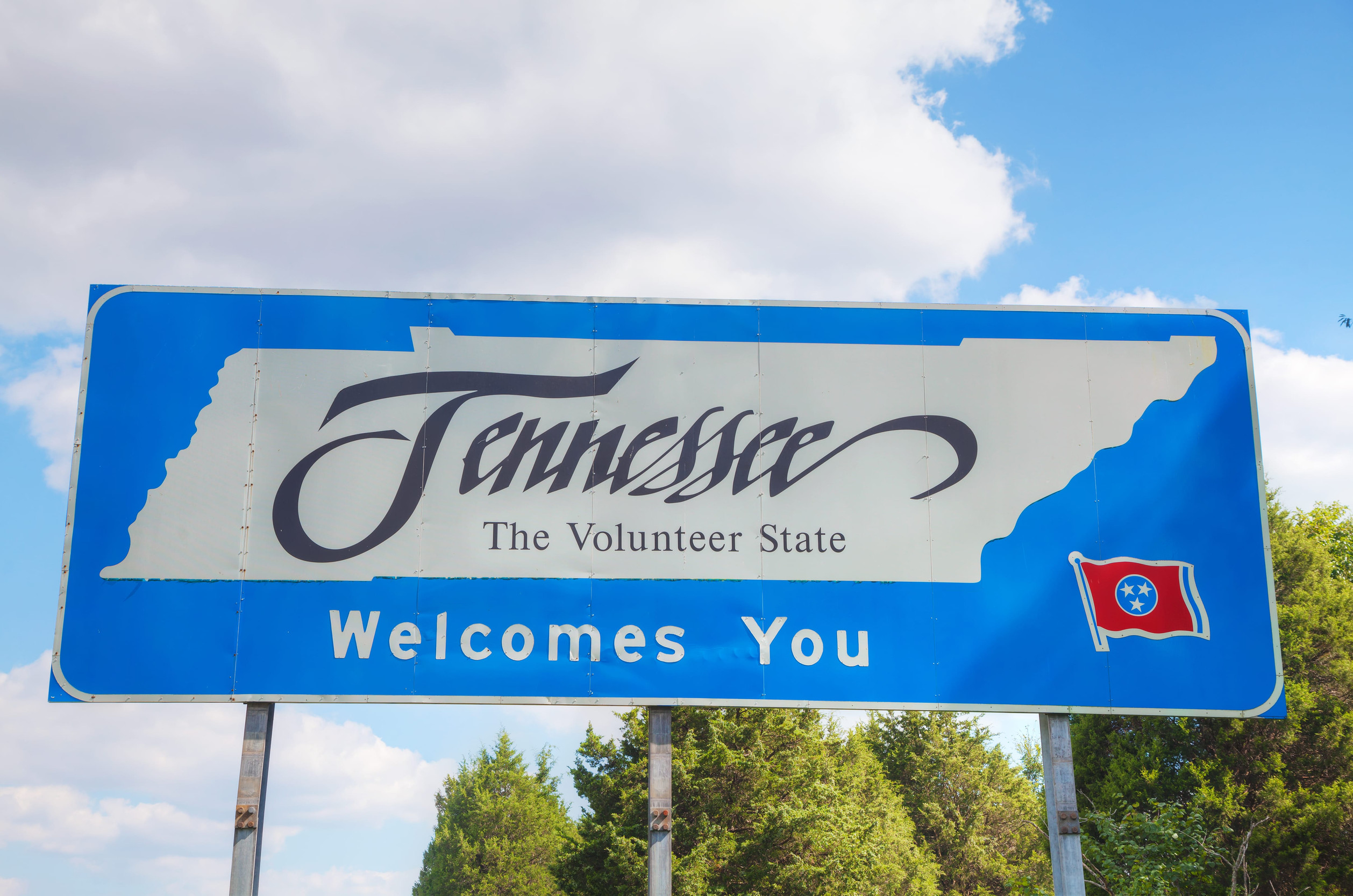 Wecome to Tennessee Sign