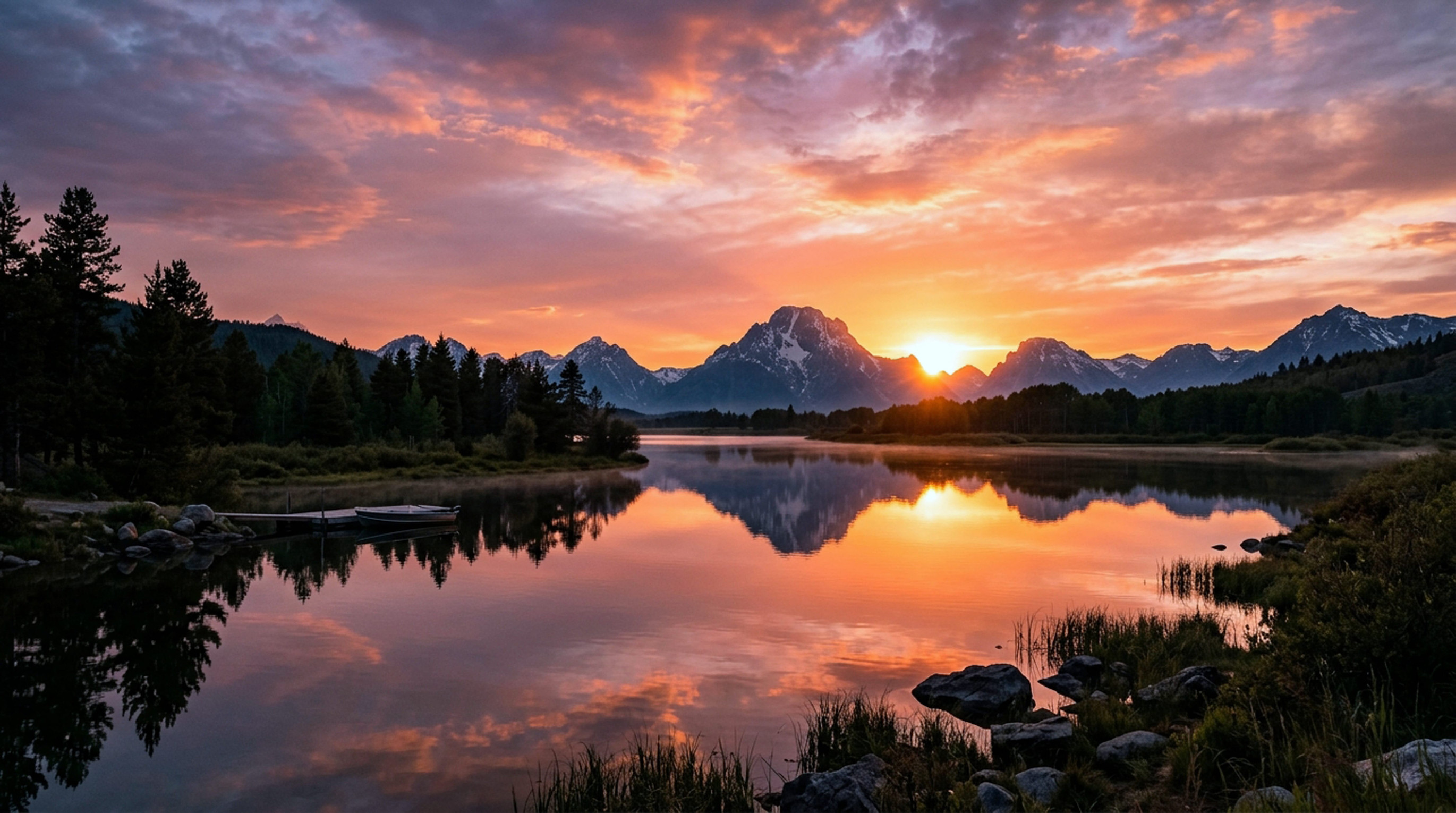 Mountain lake in Colorado
